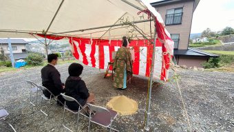 Ｉ様邸　地鎮祭を行いましたのサムネイル